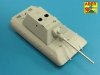 Aber 35L-262 Lufa 128mm do niemieckiego czołgu E-100 z wieżą Krupp 1/35